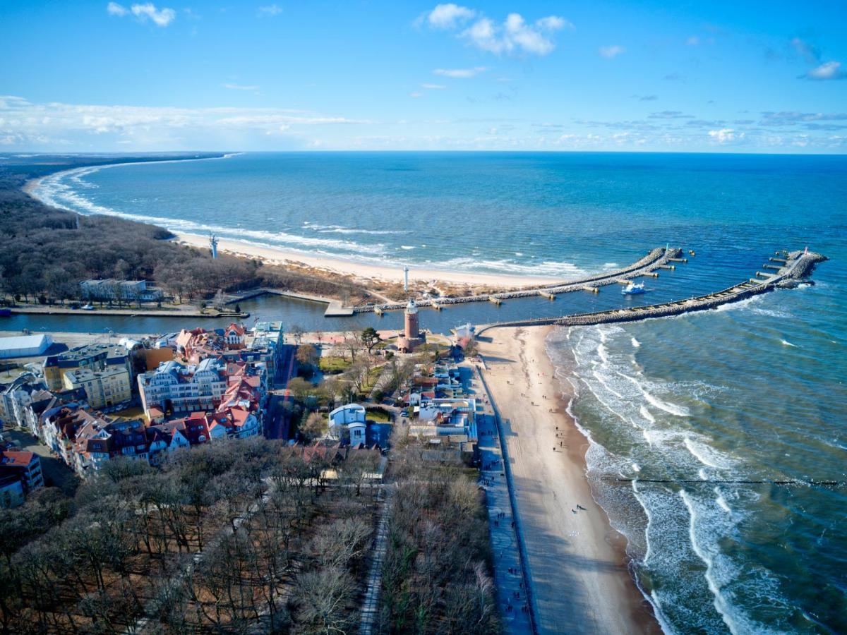Seaside Apartament 616 Z Widokiem Na Morze Kołobrzeg Esterno foto
